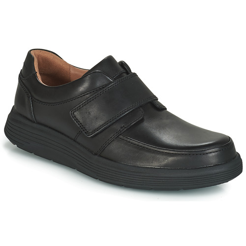 Pantofi Bărbați Pantofi Derby Clarks UN ABODE STRAP Negru