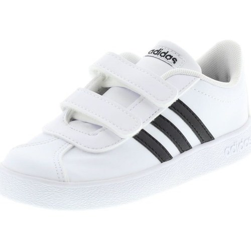 Pantofi Copii Pantofi sport Casual adidas Originals Court Velcro Alb