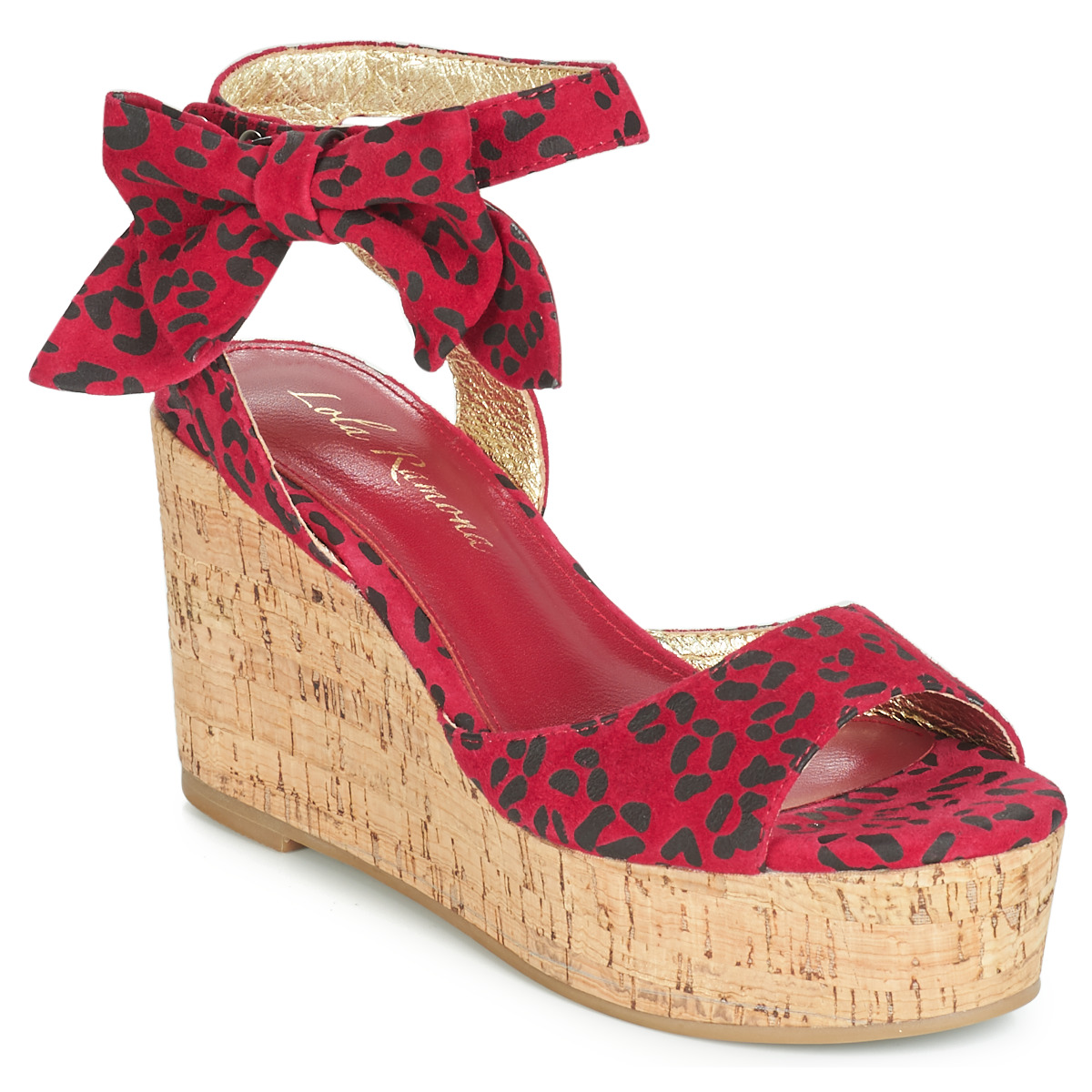 Pantofi Femei Sandale Lola Ramona NINA Roșu / Negru