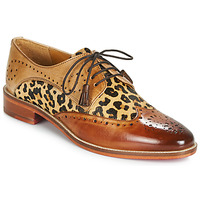 Pantofi Femei Pantofi Derby Melvin & Hamilton BETTY-4 Maro / Leopard