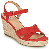Pantofi Femei Sandale
 Geox D SOLEIL Roșu / Corai