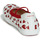 Pantofi Fete Balerin și Balerini cu curea Geox J KILWI GIRL Alb / Roșu