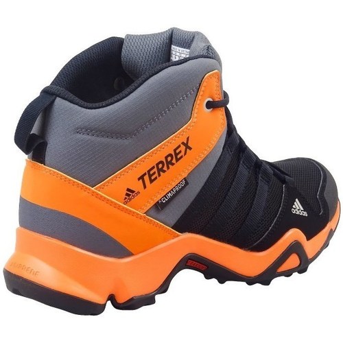 Pantofi Copii Drumetie și trekking adidas Originals Terrex AX2R Mid CP Negre, Portocalie, Gri