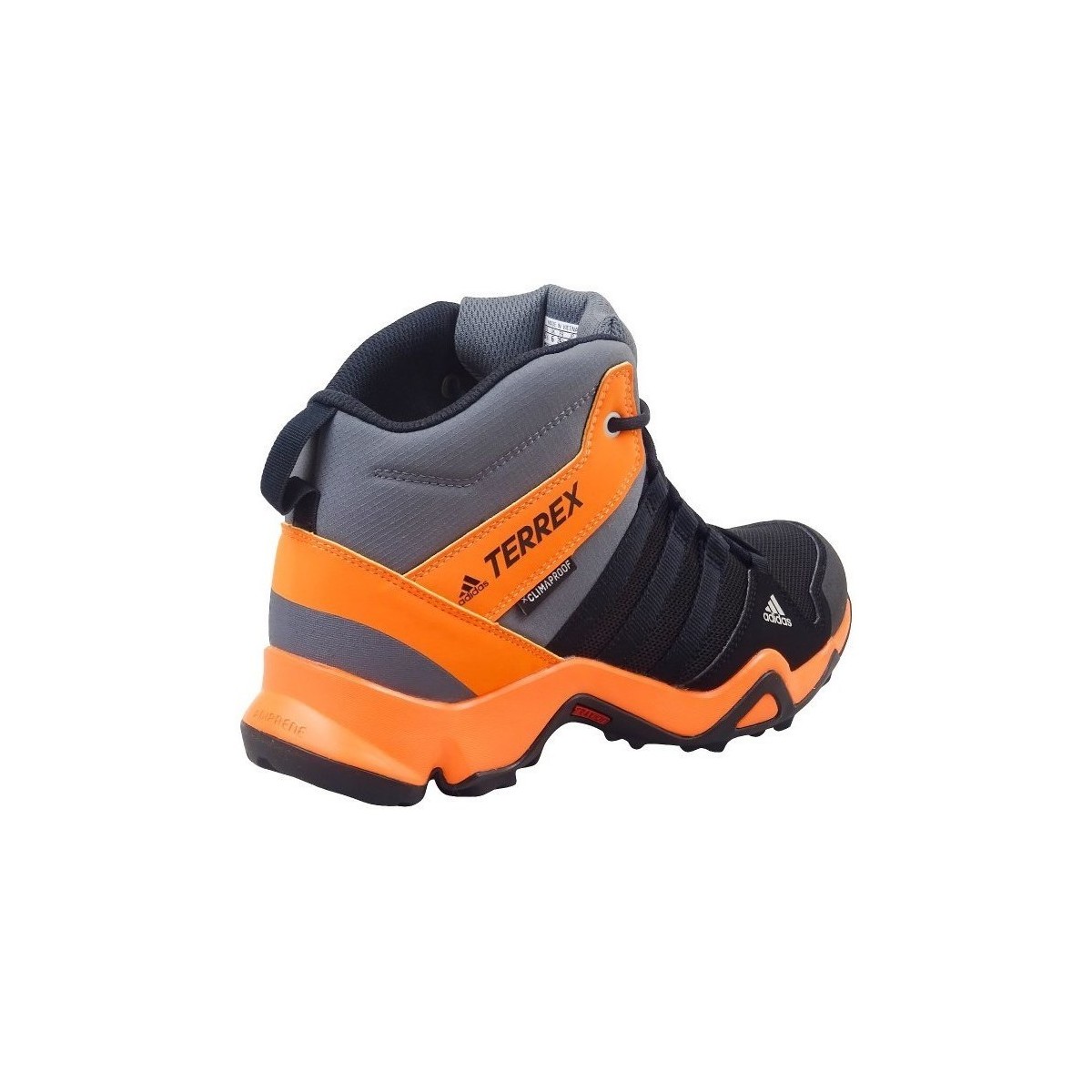 Pantofi Copii Drumetie și trekking adidas Originals Terrex AX2R Mid CP Negre, Portocalie, Gri