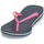 Pantofi Femei  Flip-Flops Havaianas SLIM BRASIL LOGO Navy / Roz