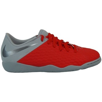 Pantofi Copii Fotbal Nike Hypervenom Phantom Academy Roșii, Gri