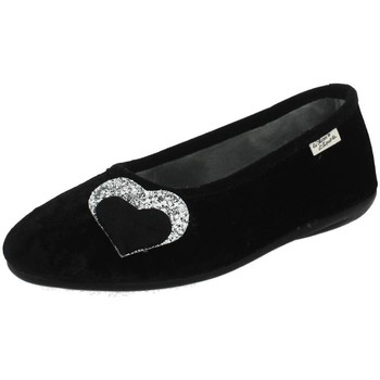 Pantofi Femei Papuci de vară La Maison De L'espadrille COEUR D'ARGENT Negru