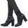 Pantofi Femei Botine Caprice  Black / Velvet