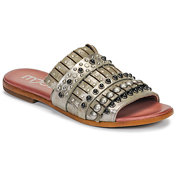 Pantofi Femei Papuci de vară Mjus CHAT MULE Kaki / Metal