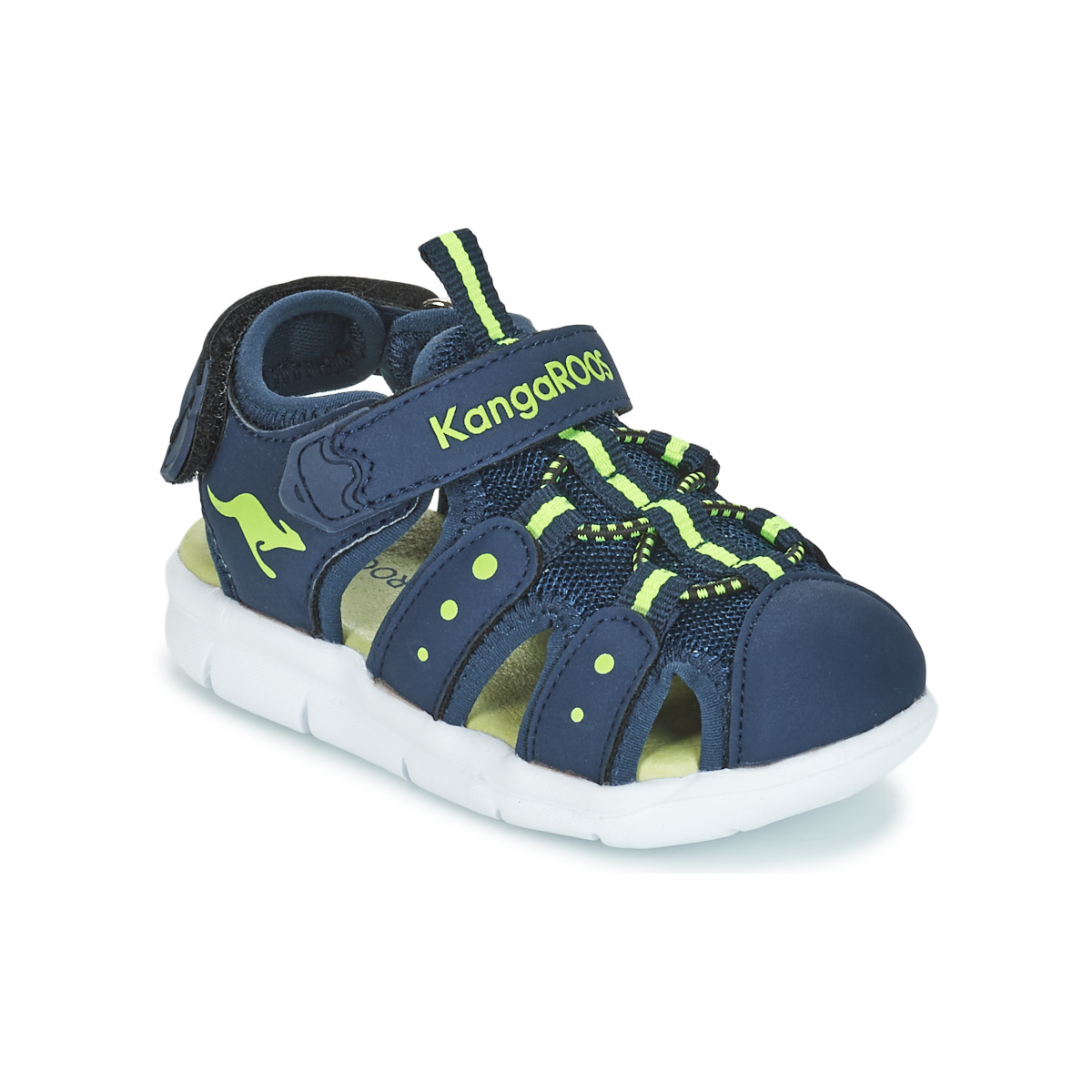 Pantofi Băieți Sandale sport Kangaroos K-MINI Albastru / Galben