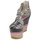 Pantofi Femei Sandale Etro 3467 Gri / Negru / Violet