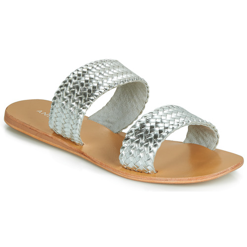 Pantofi Femei Papuci de vară André CHUPA Argintiu
