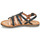 Pantofi Fete Sandale Kickers DIXON Negru / șarpe