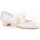 Pantofi Fete Balerin și Balerini cu curea Angelitos 20869-24 Bej