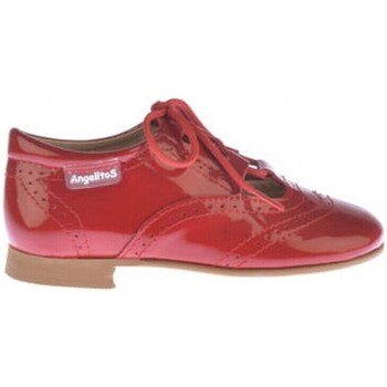 Pantofi Fete Balerin și Balerini cu curea Angelitos 20971-18 roșu