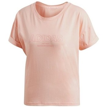 Îmbracaminte Femei Tricouri mânecă scurtă adidas Originals Ess Allcap Tee roz