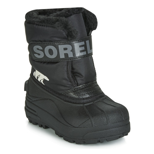 Pantofi Copii Cizme de zapadă Sorel CHILDRENS SNOW COMMANDER Negru