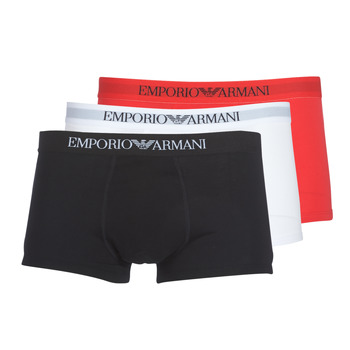 Lenjerie intimă Bărbați Boxeri Emporio Armani CC722-PACK DE 3 Alb / Roșu / Negru