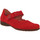 Pantofi Femei Balerin și Balerini cu curea Mephisto FABIENNE roșu