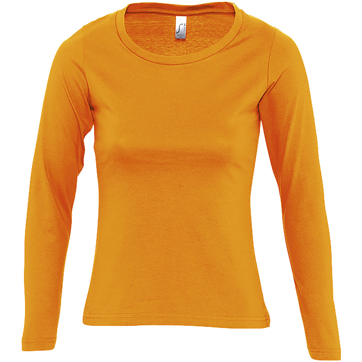 Îmbracaminte Femei Tricouri cu mânecă lungă  Sols MAJESTIC COLORS GIRL portocaliu