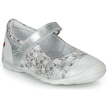 Pantofi Fete Balerin și Balerini cu curea GBB PRINCESSE Argintiu