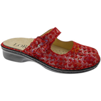 Pantofi Femei Papuci de vară Calzaturificio Loren LOM2709ro roșu