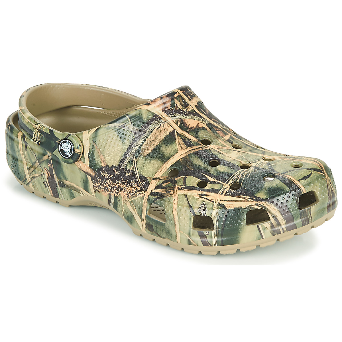 Pantofi Bărbați Saboti Crocs CLASSIC REALTREE Kaki