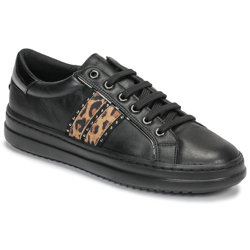 Pantofi Femei Pantofi sport Casual Geox D PONTOISE Negru / Leopard