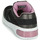 Pantofi Fete Pantofi sport stil gheata Geox J XLED GIRL Negru / Roz / Led