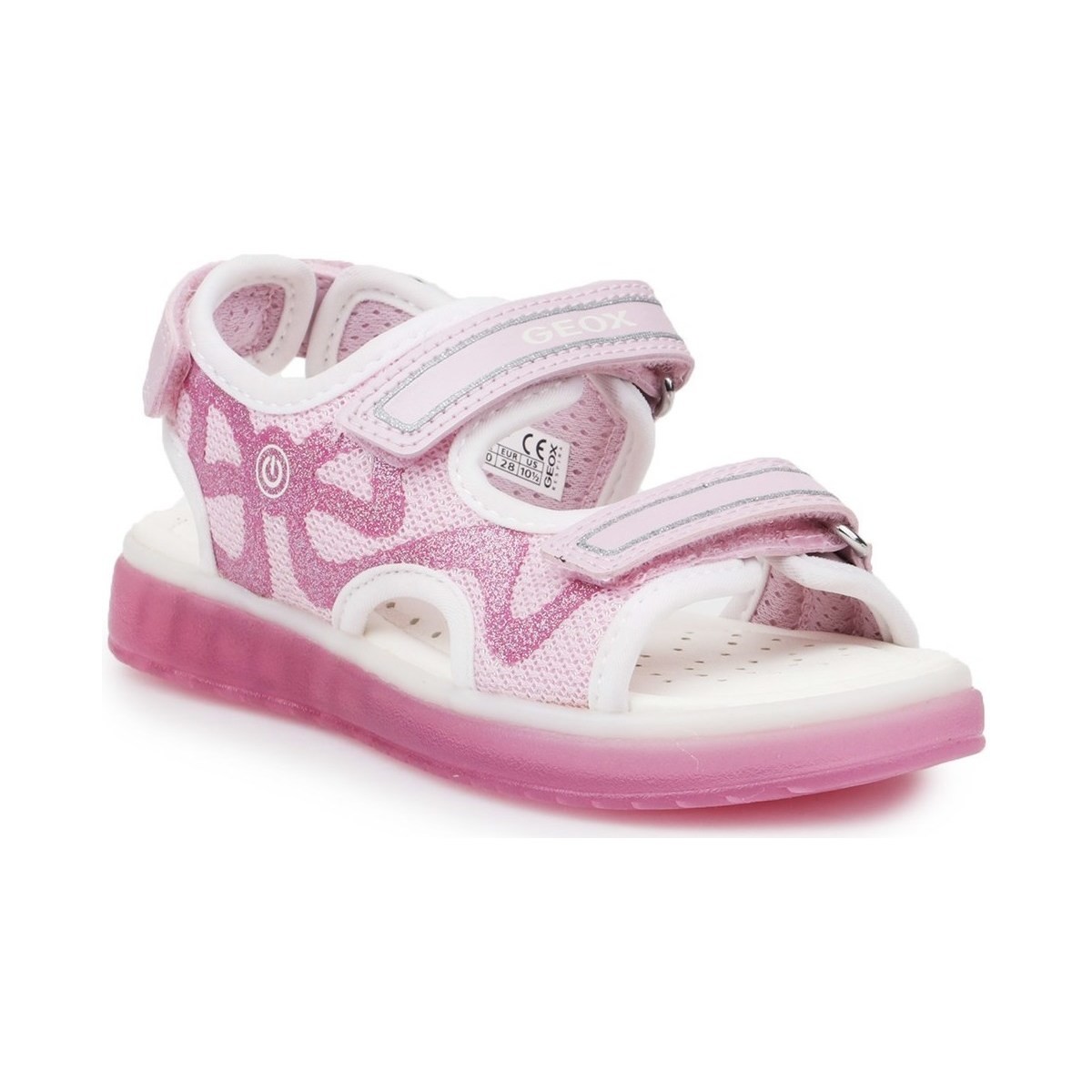 Pantofi Copii Sandale Geox J Sblikk GB roz