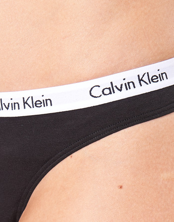Calvin Klein Jeans CAROUSEL THONG X 3 Negru