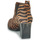 Pantofi Femei Botine Wonders M4102-ZEBRATO-CUERO Maro / Negru
