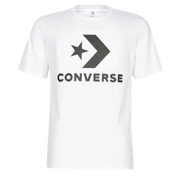 Îmbracaminte Bărbați Tricouri mânecă scurtă Converse STAR CHEVRON Alb