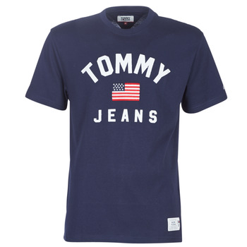Tommy Jeans TJM USA FLAG TEE Albastru