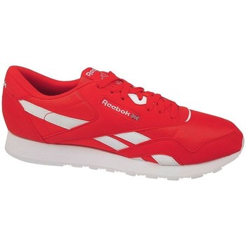 Pantofi Bărbați Pantofi sport Casual Reebok Sport CL Nylon Color Roșii, Alb