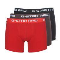 Lenjerie intimă Bărbați Boxeri G-Star Raw CLASSIC TRUNK CLR 3 PACK Negru / Roșu / Maro