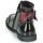 Pantofi Fete Ghete Mod'8 STELIA Negru / Lac / Roșu
