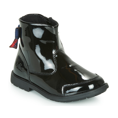 Pantofi Fete Ghete Mod'8 STELIA Negru / Lac / Roșu