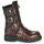 Pantofi Femei Ghete New Rock M-373X Negru / Roșu