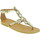 Pantofi Femei Sandale Attica Sandals GAIA CALF GOLD Auriu