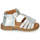 Pantofi Fete Sandale GBB ATECA Argintiu