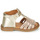 Pantofi Fete Sandale GBB ATECA Auriu