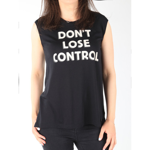 Îmbracaminte Femei Tricouri mânecă scurtă Lee T-shirt  Muscle Tank Black L42CPB01 Negru