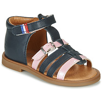 Pantofi Fete Sandale
 GBB GUINGUETTE Albastru / Roz