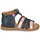 Pantofi Fete Sandale GBB GUINGUETTE Albastru / Roz