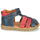 Pantofi Băieți Sandale GBB MACARON Albastru / Roșu