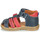 Pantofi Băieți Sandale GBB MACARON Albastru / Roșu
