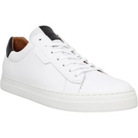 Pantofi Bărbați Sneakers Schmoove Spark Clay Cuir Homme Blanc Noir Alb