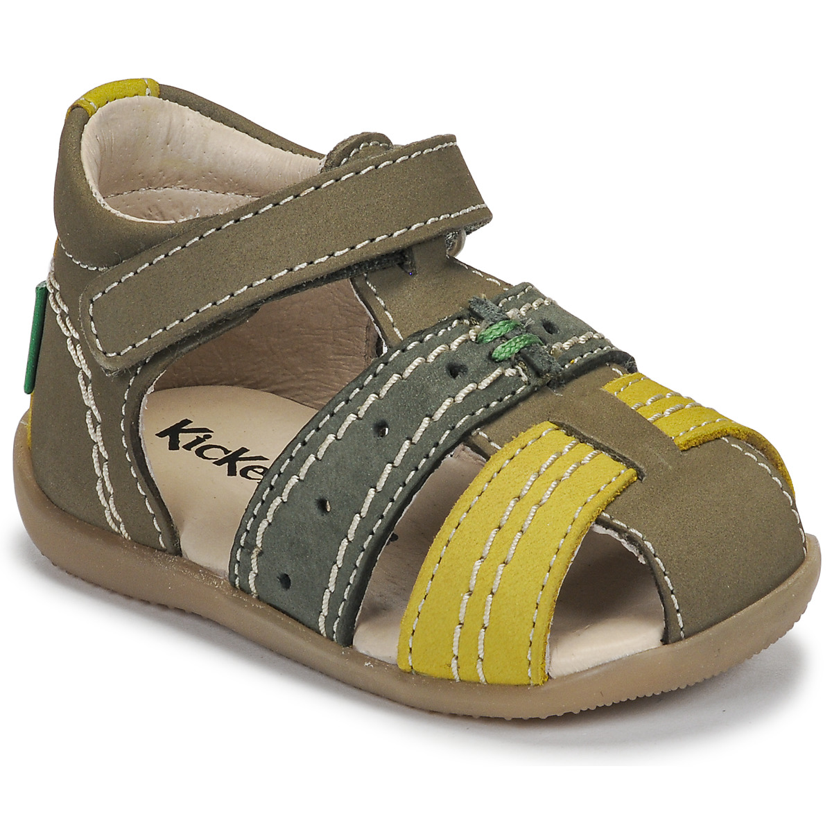 Pantofi Copii Sandale Kickers BIGBAZAR-3 Verde