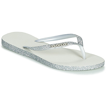 Pantofi Femei  Flip-Flops Havaianas SLIM SPARKLE Alb / Argintiu